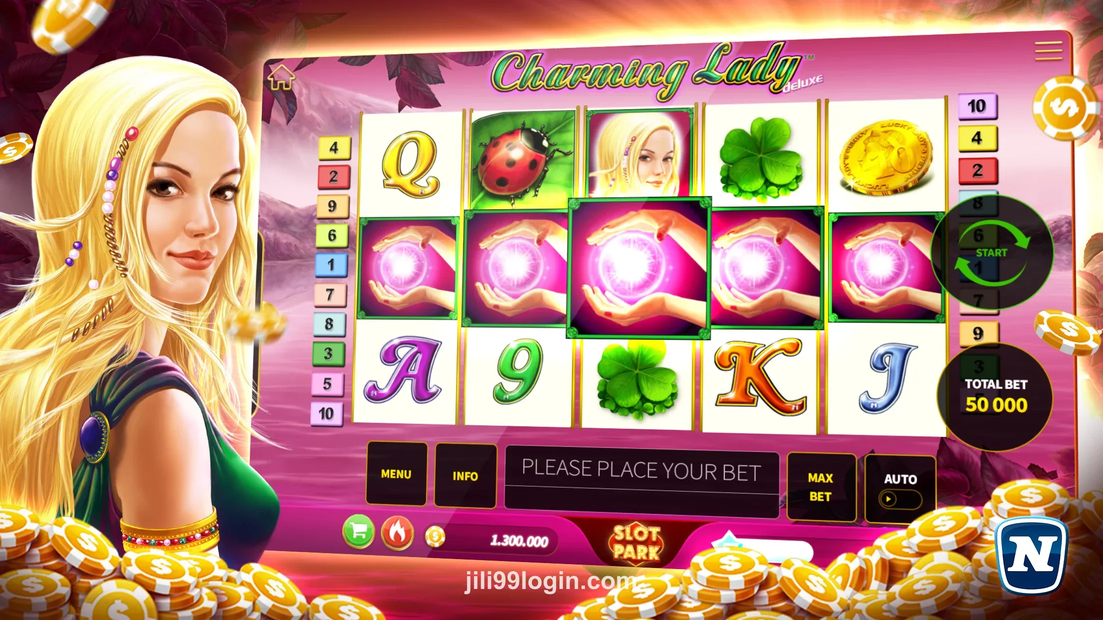 99JILI Game Selection Menu